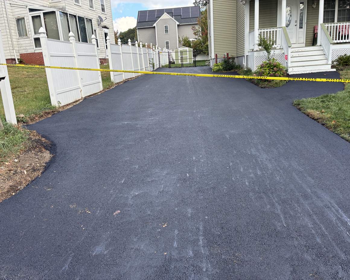 Residential asphalt driveway in Weymouth